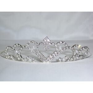 rhinestone tiara, bridal birthday prom tiara crown rhinestone party tiara